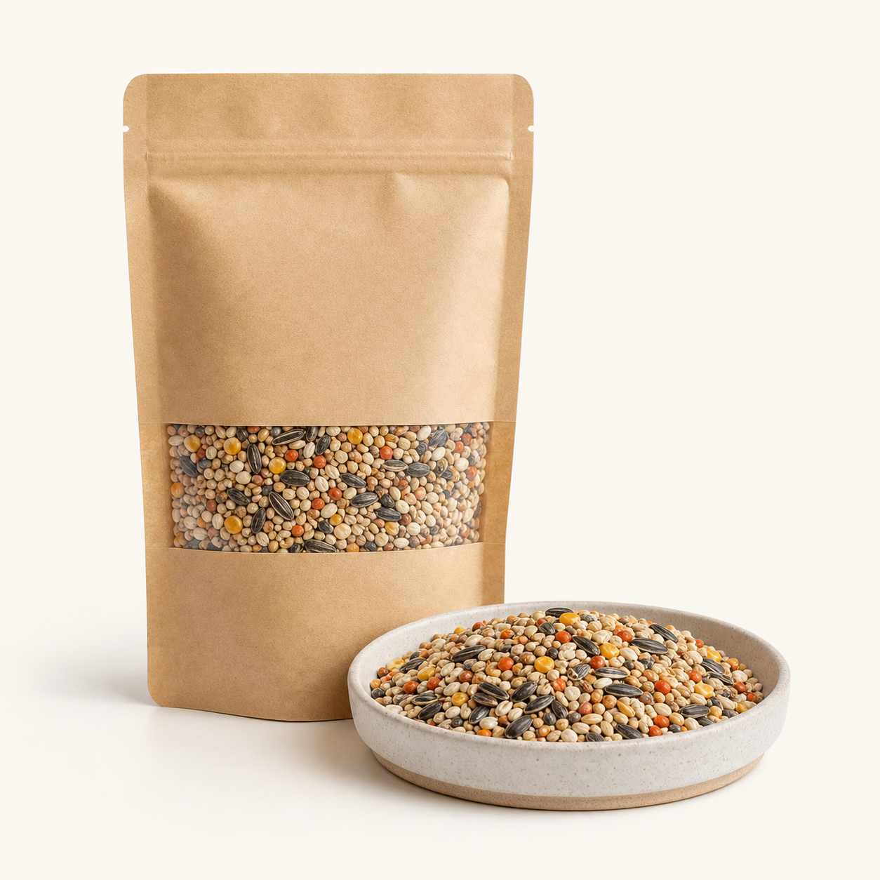 Bird Food product presentation