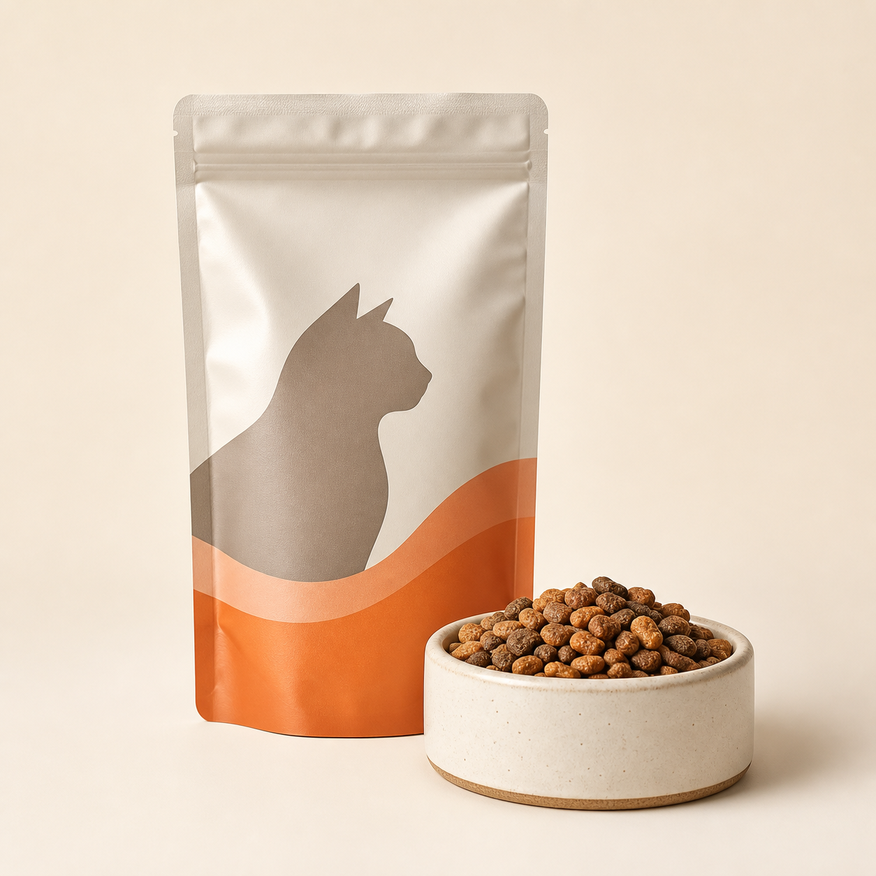 Dry Cat Food product presentation